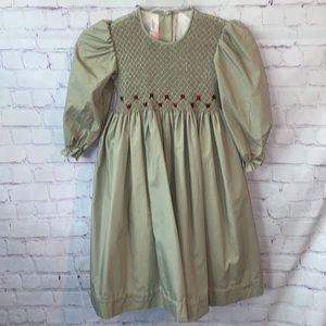 Vintage Will’Beth Smocked Dress Size 5